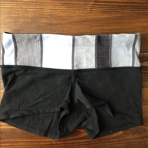 Lululemon reversible spandex shorts